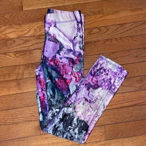 Pink and purple leggings